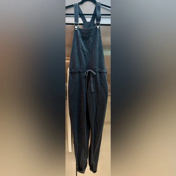 Z Supply Gray Overall Jumpsuit; Womens Juniors L 11/13. EUC. - Picture 1 of 8